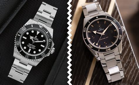 rolex x omega|rolex submariner vs omega seamaster.